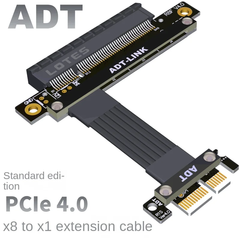 2021 Naujų 4.0 PCI-E x8 prailginimo Laido Adapteris x1 Paramos Tinklo plokštė Kietasis Diskas Vaizdo plokštė VDA Tiesioginio Pardavimo - 0