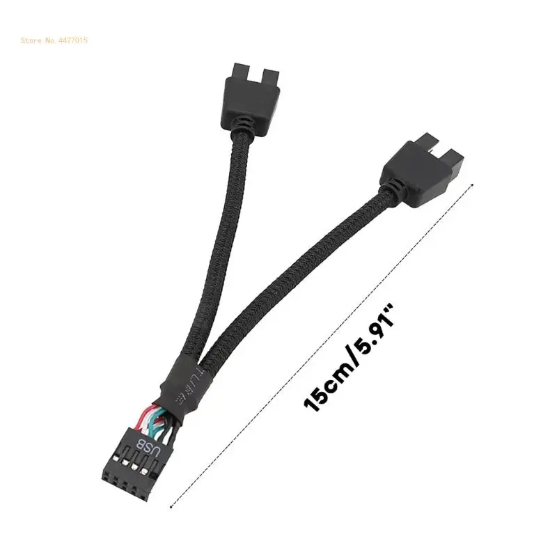 9Pin USB Header Moterų nuo 1 iki 2 metų Vyras ilgiklis Kortelės Darbalaukio 9-Pin USB HUB USB 2.0 9 Pin Jungties Adapteris Uosto Dropshipping - 5
