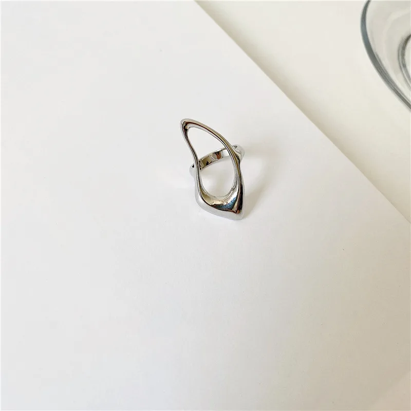 Marioho 2020 Naujas Mados Minimalistinio Tuščiaviduriai Žiedai Paprastumo Metalo Netaisyklingos Geometrinės Žiedai Moterims Tendencija Žiedas Papuošalai - 1