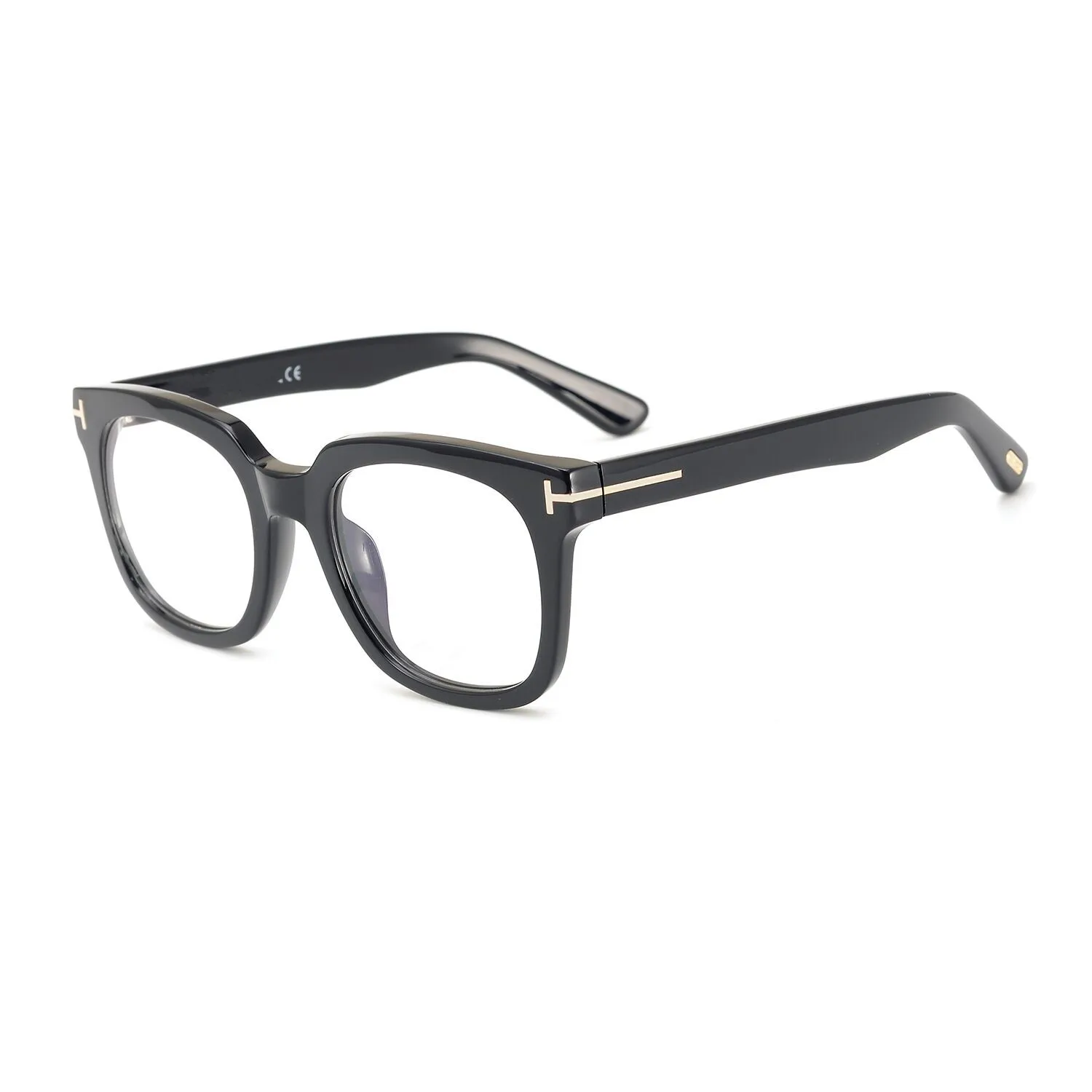 2023 Prabangos prekės tomas tf5179 Acetatas Derliaus plokštė didelis rėmas trumparegystė recepto akiniai, rėmeliai vyrų, moterų gražus akiniai - 0