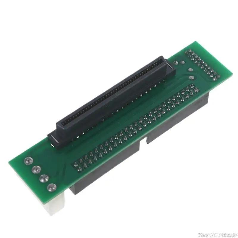 Micro SATA Kabeliai SCSI SCA 80-Pin 50-Pin Female Ultra SCSI II/III LPD-SE Adapteriu SCSI 80pin-50pin Kortelės O15 21 Dropshipping - 1