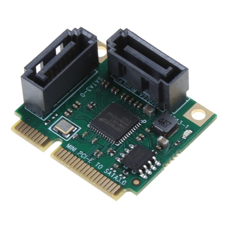 Mini PCI-E, SATA3 Plėtros Kortelę ar 2 Prievadai SATA3.0 Kietojo Disko Adapteris Extender 