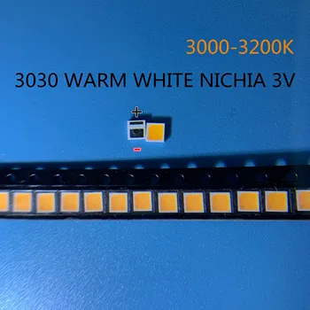 500pcs NICHIA SMD LED 3030 3000K Šilta balta 1W 350MA NFSL757DT-V1 Apšvietimo Taikymo 3030 DIODAS