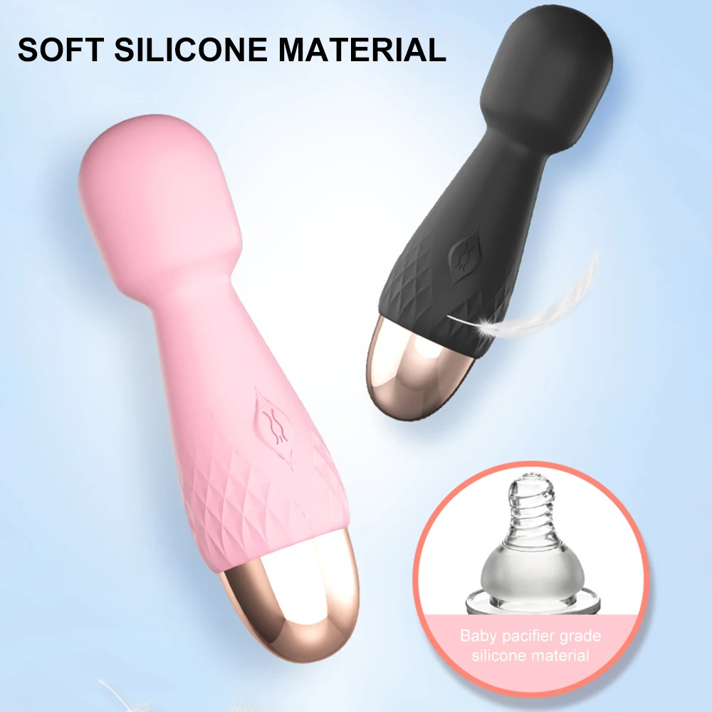 Mini Magic Wand Vibratoriai moterims Klitorio Stimuliatorius AV Stick G Spot Massager Moterų Masturbator Sekso Žaislai Moteris - 2