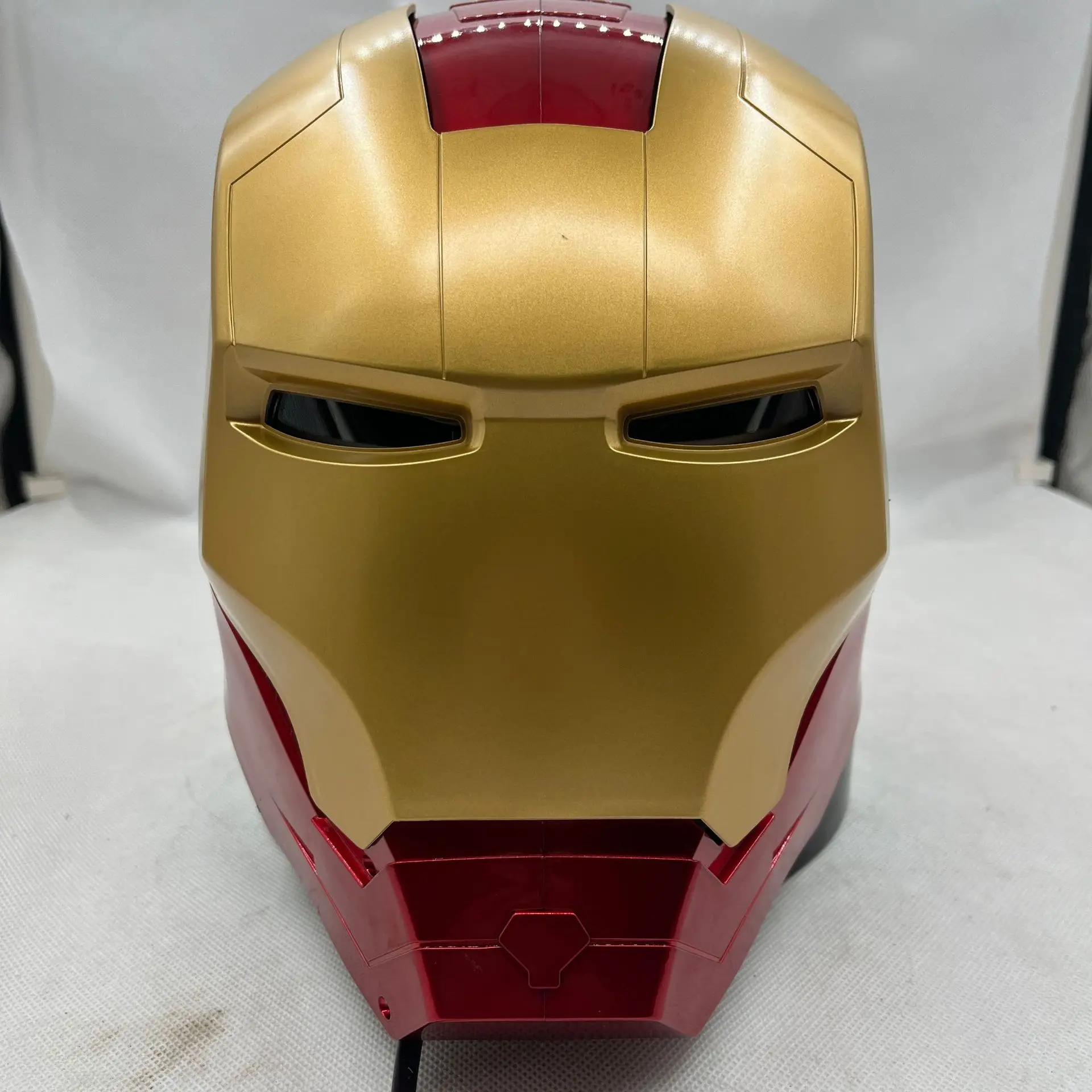 55-65cm Marvel Keršytojas Geležinis Žmogus Šalmas Cosplay 1:1 Šviesos diodų (Led) Ironman Kaukė PVC Veiksmų Skaičius, Žaislai Vaikams Gimtadienio Dovanos - 0
