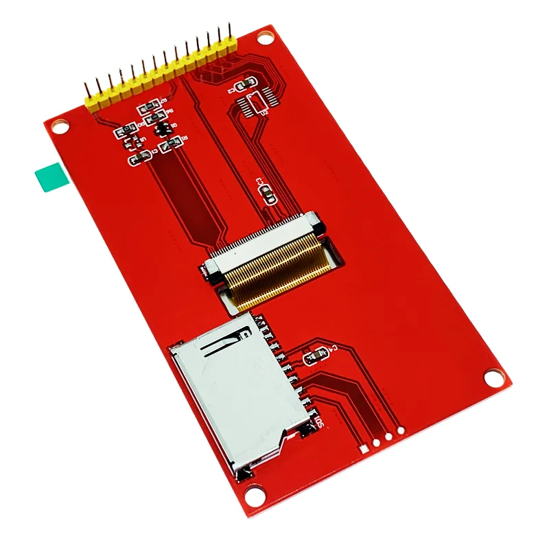SPI IC valdytojas 3.5 colių ILI9486 raudona modulis TFT LCD ekranas Nuoseklųjį prievadą Plačios perspektyvos peržiūrėti kampo 480x320 14 pin varžinis - 3