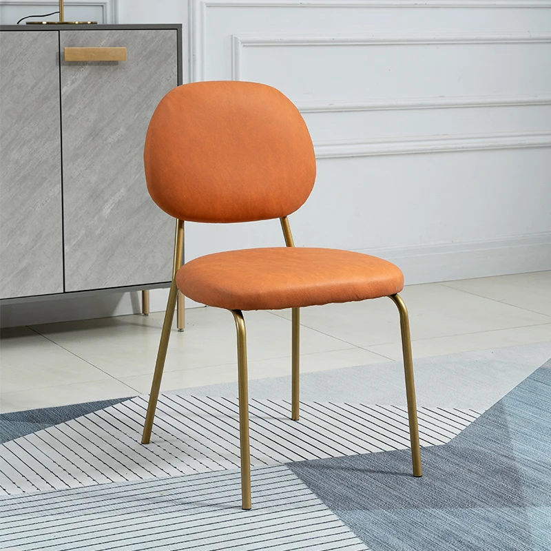 Kvėpuojantis Minimalistinio Valgomojo Kėdės Buitinių Patogus Stalas Dizaineris Virtuvės Kėdės Modernių Biuro Cadeira Šiaurės Baldai - 0