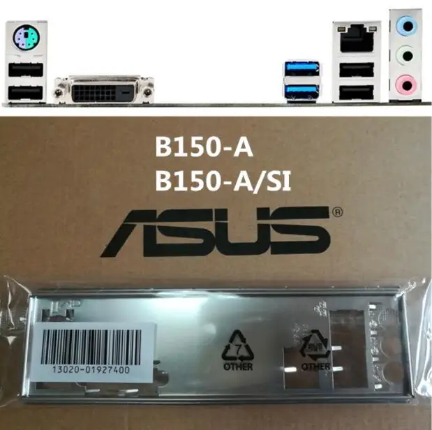 Originalus IO I/O Shield BackPlate Blende Laikiklis Asus B150-A , B150-A/SI - 0