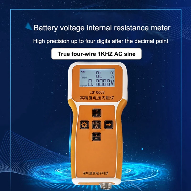 Skaitmeninis Matavimo Didelio Tikslumo 18650 Ličio Baterijos Įtampa Vidinė Varža Testeris LQ1060S Baterija Core Vidaus - 2