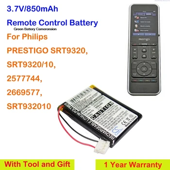  850mAh Nuotolinio Valdymo pulto Bateriją Philips 2577744, 2669577, PRESTIGO SRT9320, SRT9320/10, SRT932010