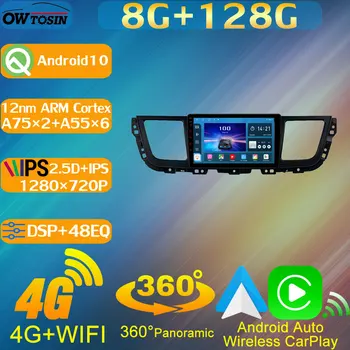 8Core 8+128G 1280*720P, Automobilio Multimedijos Radijo LDV Maxus MG G10 2014-2021 GPS CarPlay 360 Panoraminis Balso Kontrolės WiFi, Stereo