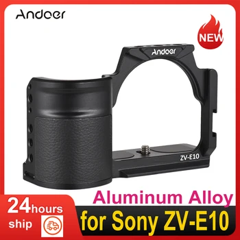 Andoer Kamera Narve Aliuminio Lydinio Vaizdo Narve Sony ZV-E10 Vlog Kamera su Šalto Batų Mounts1/4 Colių Temas