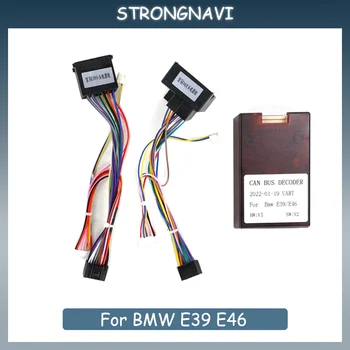 Automobilio Radijas Aksesuarai BMW E39 E46 E53 X5 M3 Automobilio elektros sistemos Adapterį Su 