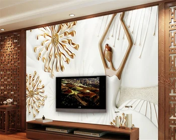 Beibehang 3D Tapetai Paramos Angelas Fone Kambarį, Miegamąjį, TV Foną tapetai, Freskos sienas 3 d papel de parede