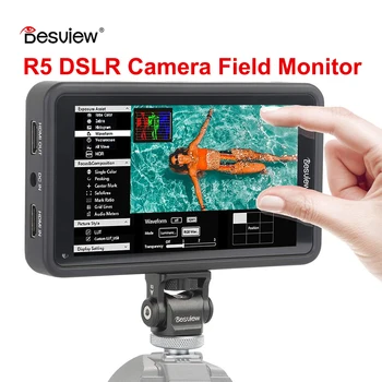 Besview Desview R5 Stebėti 4K 5.5 Colių Fotoaparato DSLR 3D LUT Jutiklinis Ekranas, HDMI vaizdo Kameros Lauko Stebėti DSLR Fotoaparatas