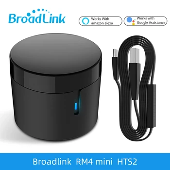 BroadLink RM4 Mini IR Wifi Universalus Nuotolinio Valdymo Valdiklis HTS2 Jutiklis Oro Con TV Veikia Su Alexa 