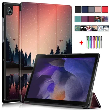 Case For Samsung Galaxy Tab A8 Atveju 2021 10.5 colio SM-X200 X205 2021 Dangtelį, Apversti Smart Tablet Case For Samsung Tab A8 2021 Etui