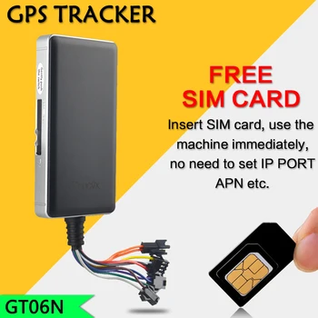 Concox GT06N Vandeniui Automobilinis GPS Seklys Transporto priemonės vietos nustatymo Vidinė GSM GPS Antena, Platus Įėjimo Įtampos 9-36V Parama 