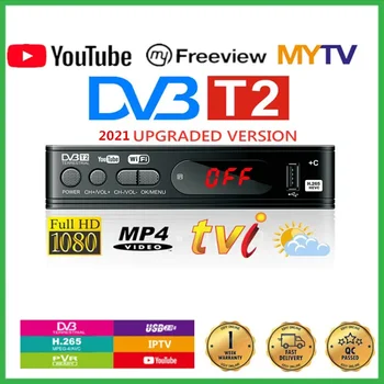 DVB T2 TV Imtuvas, Wifi DVB-T2 Imtuvą Full HD 1080P Digital Smart TV BoxSupport MPEG H. 264 Built-in rusijos vadovą EU Plug