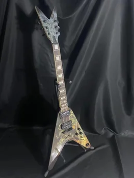 Dekanas gitara Profesionalios elektrinės gitaros žvaigždė parašas pinigų grover rankenėlę kokybės prekių ne fake