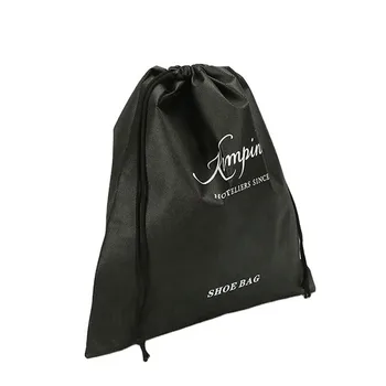 Didmeninė 500pcs/Daug ekologiškus Daugkartinio naudojimo Batai Pakavimo Ne Austi Drastring Maišeliai su pritaikytais Logotipas Pirkinių Tote-bag
