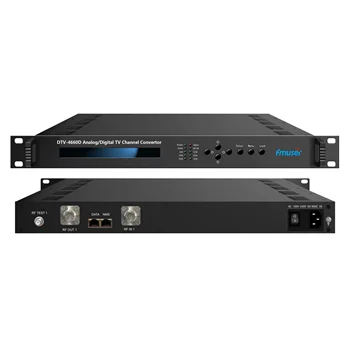 FMUSER DTV-4660D Skaitmeninis DVB-C/T, ATSC, ISDB-T, PAL, NTSC ir kt RF in, RF out TV kanalo dažnio Konverteris