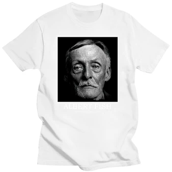 Gone Žvejyba T-Shirt Albertas Žuvų Serijinis Žudikas Kanibalas Geriausios Kokybės Marškinėliai Medvilnės Trumpas Rankovėmis Spausdinti Juokinga T-Shirt