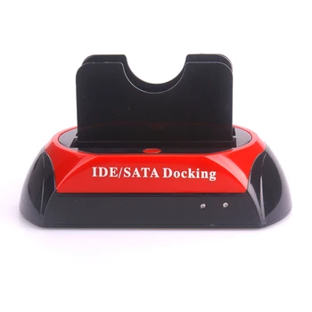 HDD Docking Station 2.5 Colių, 3.5 Colių IDE SATA USB 2.0 Dual HDD Kietojo disko Disko Docking Station Bazės Paramos Kietajame Diske