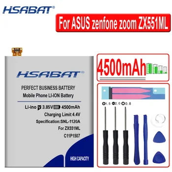 HSABAT C11P1507 4500mAh Baterija ASUS zenfone zoom ZX551ML Z00XS ZX551 Z00XSB nemokamas pristatymas + sekimo numerį