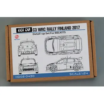 Hobis Dizaino 1/24 HD02-0430 C3 Wrc Rally Finland 2017 Modifikuotų Dalių Belkits