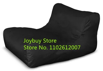 Juodos spalvos lauko pupų maišas vandens plūduriuoti baldai, 2 in 1 useExtra didelio dydžio pupų sofos, sėdynės -patvarus ir spalvos atsparios kėdės