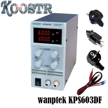 KPS603DF Reguliuojamas Didelio tikslumo dviguba LED ekranas jungiklį, nuolatinės SROVĖS Maitinimo apsaugos funkciją 60V3A 110V-230V 0.1 V/0.001 ES