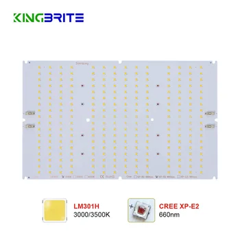 KingBrite QB288 LED Lenta, LM301H 3000K/3500K Sumaišykite CREE XP-E2 660nm Raudona Led Valdybos (PCBA Tik)