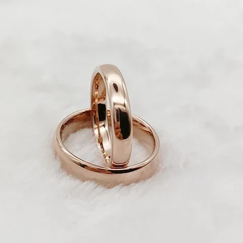 Klasikinis 4mm 6mm Vestuvių Žiedai Vyrams, Moterims, Meilužio JAV Kokybės Rankų darbo bižuterijos Rose Aukso Porų Volframo Žiedas