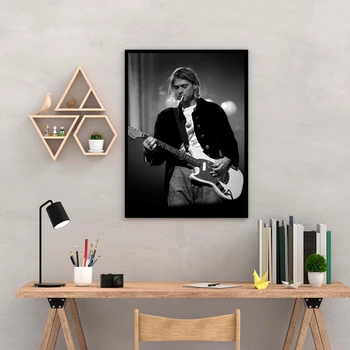 Kurt Cobain Muzikos Albumo Viršelio Plakatas Drobė Spausdinimo Namų Apdaila, Sienų Dažymas ( Be Rėmelio )