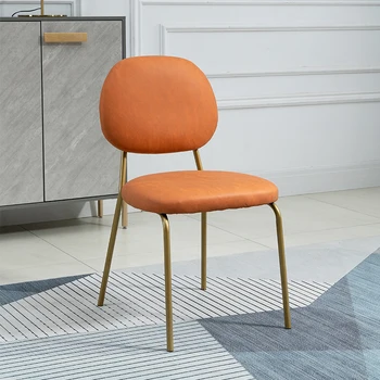 Kvėpuojantis Minimalistinio Valgomojo Kėdės Buitinių Patogus Stalas Dizaineris Virtuvės Kėdės Modernių Biuro Cadeira Šiaurės Baldai