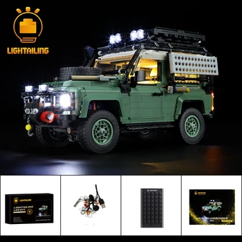 LIGHTAILING LED Šviesos Rinkinys 10317 Klasikinis Defender 90 Statybinių Blokų Rinkinį (NĖRA Įtraukti Modelis) Žaislai Vaikams