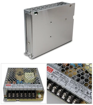 LRS-100-12;12V/100W meanwell režimų perjungimo led maitinimo šaltinis;AC100-240V input;12V/100W galia
