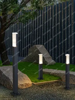 Lauko LED Vejos Šviesos Aliuminio, atsparus Vandeniui Sodo Lempos Kūrybos Dekoratyvinis Villa Dvipusis Parkas