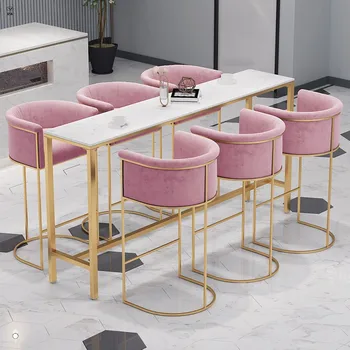 Metalo Moderni Valgomojo Kėdės Office Mobile Elegantiškas Dizainas Rankos Valgomojo Kėdės Restoranas Akcentas Muebles De Comedor Virtuvės Baldai
