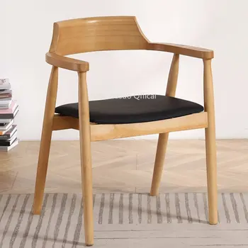 Miegamasis Mobiliojo Valgomasis Medinės Kėdės Lounge Dizaino, Modernios Kėdės Postmodernios Kūrybinės Minimalistinio Silla Comedor Bibliotekos Baldai WYH