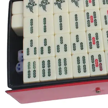 Mini Kinų Mahjong Žaidimas stalo Žaidimas Maj Jongg, šeimos žaidimas, Kelionės