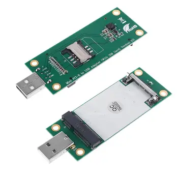 Mini PCI-E Wireless WWAN Į USB Adapteris Kortelę, SIM Kortelės Lizdas HUAWEI EM730 Lašas Laivybos