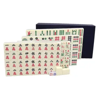 Mini Sunumeruoti Mahjong Tradicinės Kinų Versija Žaidimas Su Nešiojamų Lauke Mah-Jongg Kelionės, Šeimos Įdomus Žaislai, Laisvalaikio Žaidimas
