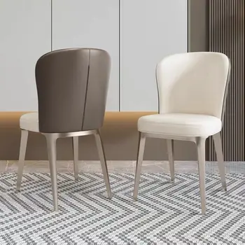 Modernus Minimalistinis Odos Valgomojo Kėdė-Italų Stiliaus Šviesos Prabanga Kavos Parduotuvė Atlošas Laisvalaikio Kėdė Nordic Hotel Išmatose