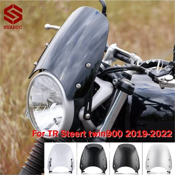 Motociklo priekinis žibintas Lauktuvės prekinis, galinis Stiklo skirta Triumph Street Twin 900 2019 2020 2021 2022 Vėjo Ekranas Priekinio stiklo