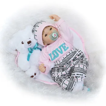 NPKCOLLECTION reborn baby doll populiarus karšto pardavimo lėlės tikroviška minkšto silikono nekilnojamojo švelnus prisilietimas žaislai, dovanos vaikams
