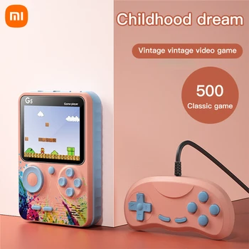 Naujas Xiaomi Youpin G5 Nešiojamą Žaidimų Įrenginį 500 Žaidimai LCD Ekrano Šviesą Žaidimas ConsoleToys Dėl Vaikų, Suaugusiųjų