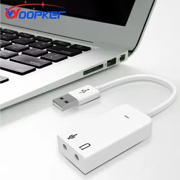 Nešiojamojo kompiuterio Mikrofono Adapteris, Garso Korta USB Keitiklis 1 2 MIC Priedai