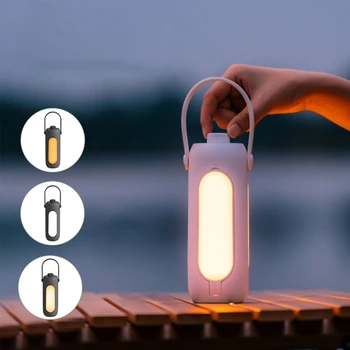 Nešiojamų Kempingas Šviesos diodų (LED) Kabo Lempa, Sulankstomas Palapinę, Lauko Žibintai Led Žibintuvėlis Palapinė Camp Prekių Įkrovimo M4YD
